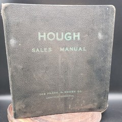 Rare Vintage Hough Sales Manual Binder Hercules Engine Literature OEM 1953–1962