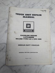 General Motors Truck Unit Manual Gasoline Engine 6-Cylinder 4.8L GM Service