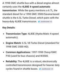 6.5l turbo diesel engine and 4L80E transmission, comes with everything
