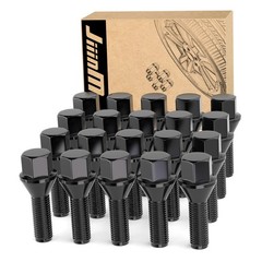 Jiiinmiiin M14X1.5 Black Wheel Lug Bolts Wheelbolt Thread For Wheel Spacers