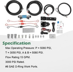 Third Function Valve Kit for Kubota MX4700 MX4800 MX5000 MX5100 MX5200 MX5800