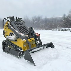 Upgraded 2025 Brand New 25HP Mini Skid Steer Track Loader Twin Cylinder US Stock