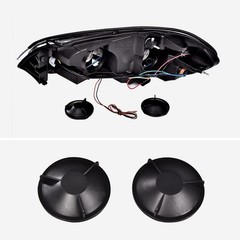 06-13 Chevy Impala 14-16 Impala Limited Headlights Assembly 2pc Clear Lens Black