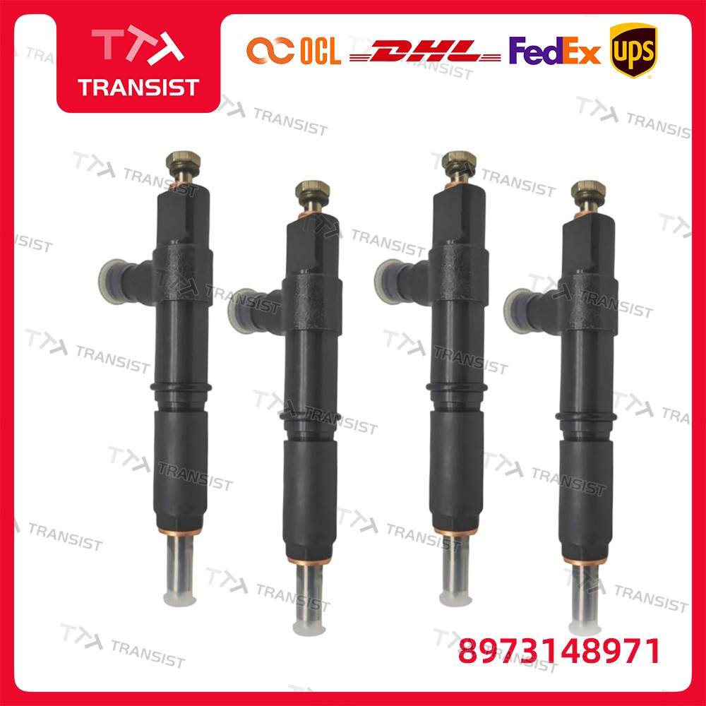 4PCS Fuel Injector 8973148971 for Isuzu Engine 3LD1 3LD2 4LB1 4LC1 4LE1 4LE2