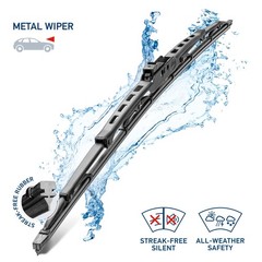 Hella 18 Inch Standard Wiper Blades Pack Of 2 All Season Front Windshield