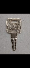 CAT #5P-8500 Heavy Equipment Key-Ignition Key Caterpillar 1 key Roller Excavator