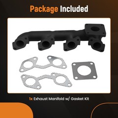 Exhaust Manifold Kit for Kubota V2203 V2403 V2003 L3940 L4240 L4740 1G89612310