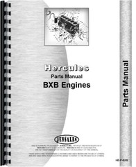 Hercules BXB Engine Parts Manual Catalog