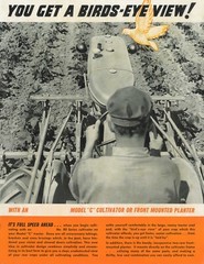 Allis Chalmers A Birds-Eye Model C Cultivator or Front Mounted Planter Brochure