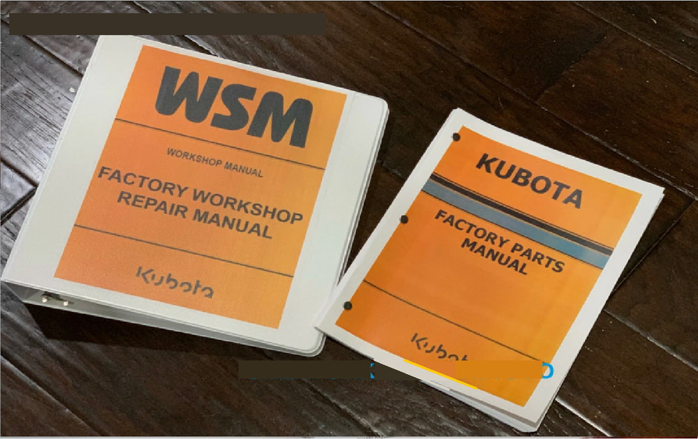 Kubota svl75-3svl-75-3 Shop Repair Service &Part Manual Binder PRINT FREE SHIP