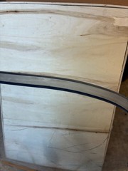 OEM Cat POLY #3 Skid Steer Cab Door 259D 289D 299D 299D3 (CRACKED SEE PIC)