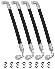 4x AW29374 Hydraulic Hose for John Deere 200CX 210 300 300X 300CX 300E 300R 400E