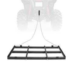 4FT Drag Harrow For Driveway Grader Rake ATV UTV Tractor Mower Yard Lawn Level