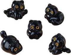Cute Cats Car Dshboard Decorations, Funny Cat Playing Ornaments Rear View Mirro