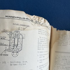 Rare OEM Universal & Standard Tractor MAINTENANCE MANUAL Minneapolis, Moline Co.