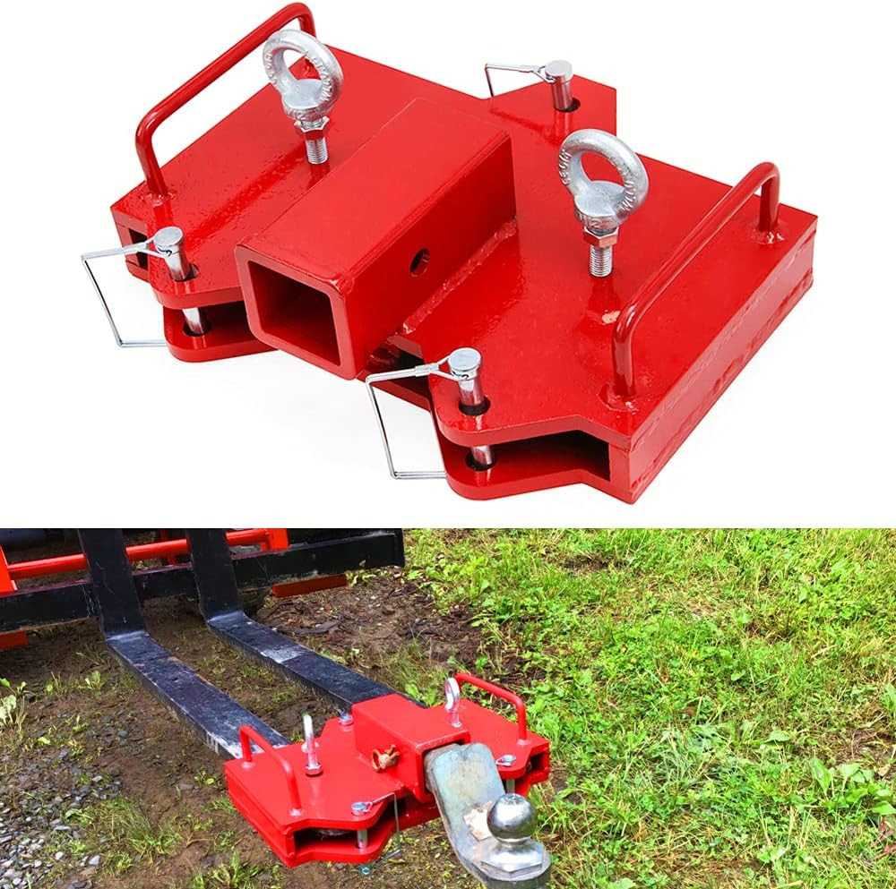 Heavy Duty Forklift Trailer Hitch, 6500Lbs Towing Capacity, 2″ Receiver