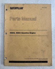 Caterpillar CAT Parts Manual 4G63, 4G64 Gasoline Engine (2001) 98715-40030