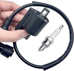 Ignition Coil and Spark Plug for 50cc 90cc 110cc 125cc 150cc 200cc 250cc ATV