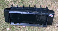 New 60″ Skid Steer/Tractor Tooth Bucket -5′ Skid Steer Dirt Bucket with Teeth