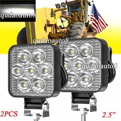 2PC 120W LED Flood Work Lights Fit Caterpillar Construction Equipment Work Lamps