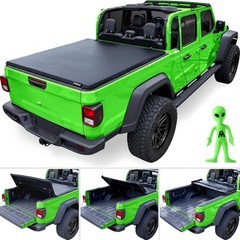 Jeep Gladiator Soft Tonneau Cover 5ft Trifold Alien Sunshade