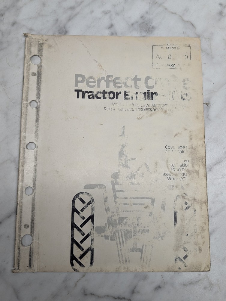 Perfect Circle Tractor Engine Catalog List Book February BROCHURE LITERATURE