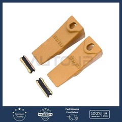 1×Pair 6737325 Bucket Teeth & 6737326 Flexpins Fits Bobcat Style Mini Excavator