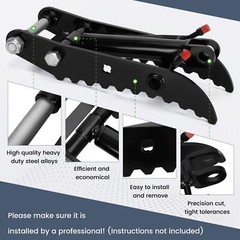 Mini Excavators Hydraulic Thumb Clip, Thumb Below 3 Tons with L-Shaped Bracket