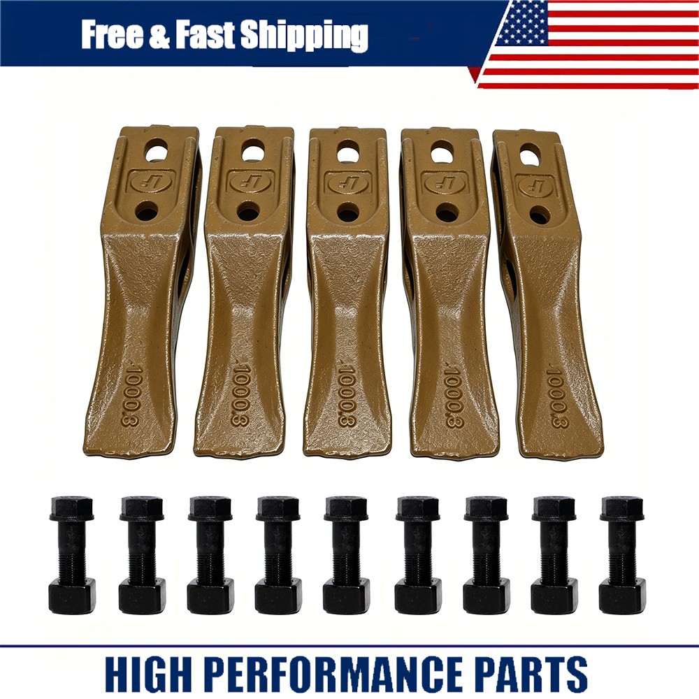 5PK Skid Steer Bucket Unitooth Trenching Bucket Teeth with Hardware 6684447