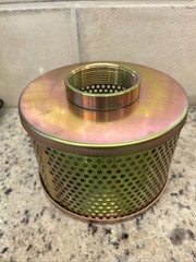 2” Plated steel, 4″x6″ pump suction screen Strainer Filter Sold each