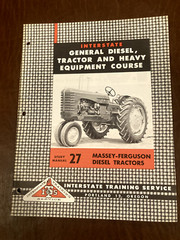 INTERSTATE GENERAL DIESEL MASSEY FERGUSON ENGINE MAINTENANCE COURSE MANUAL 27