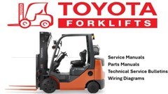 TOYOTA FORKLIFT Service Manuals-Parts Manuals-Series2-5-6-7-8-9 on a Flash Drive