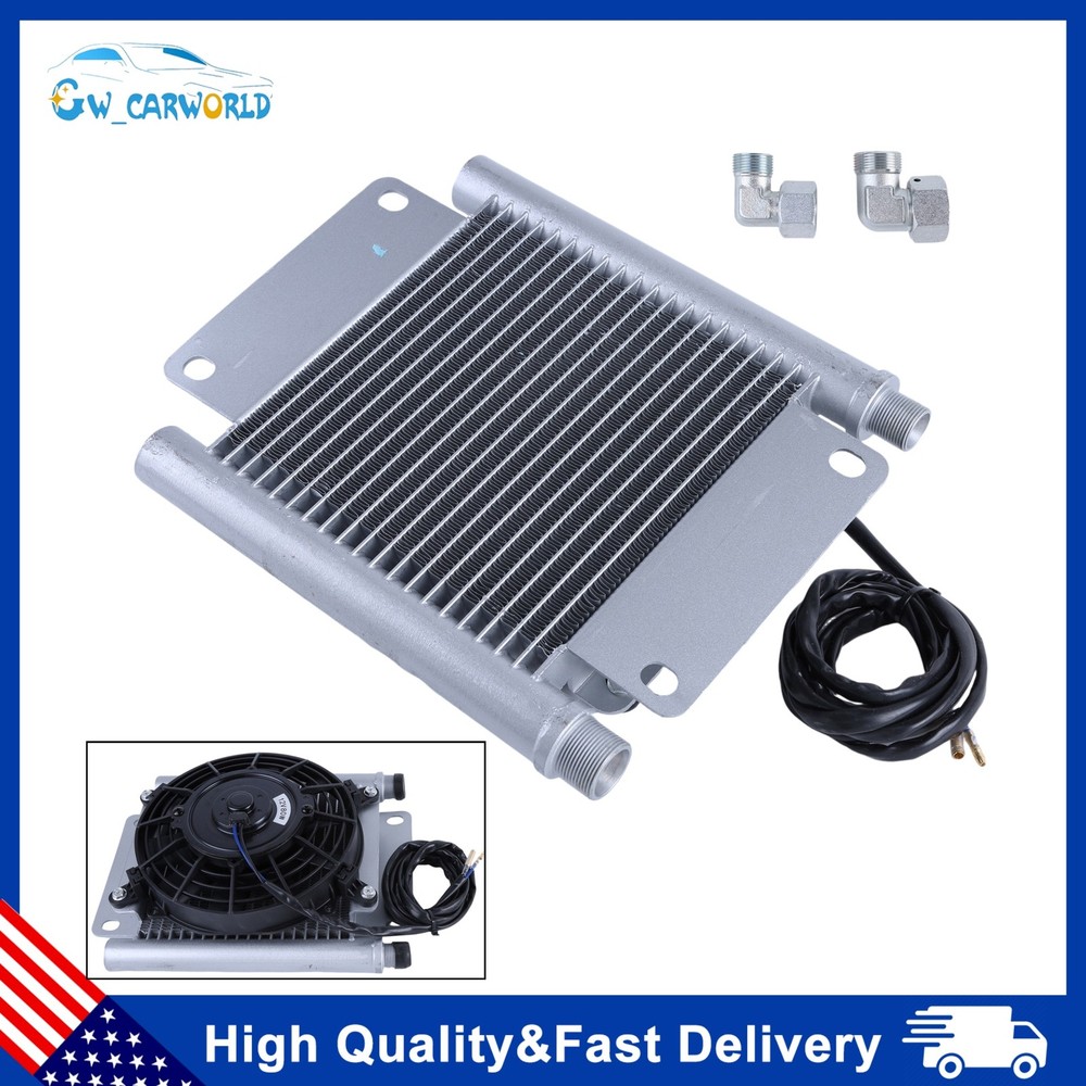 For H12 / QH12 Mini Excavator Attachment Radiator Plus Hydraulic Oil Cooler Fan