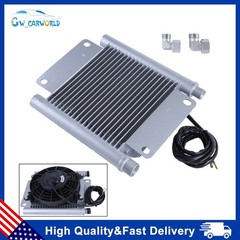 For H12 / QH12 Mini Excavator Attachment Radiator Plus Hydraulic Oil Cooler Fan