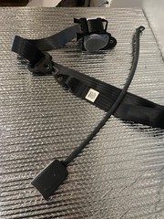 INTERNATIONAL 2515195C1 BLACK 3-POINT SEAT BELT RETRACTOR W/24″ CABLE BUCKLE