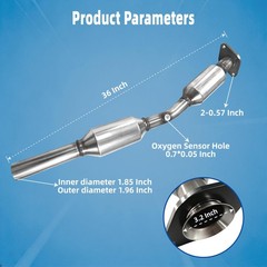 CAT CLEAN Catalytic Converter Toyota Corolla 2003-2008
