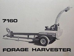 Hesston 7160 Forage Harvester S/N 3001- Owner’s Operator’s Manual 8084212R