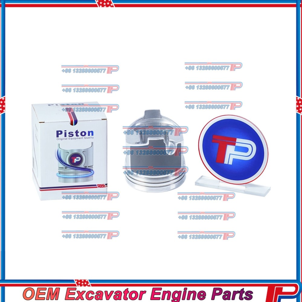 TP 4D84-3 4D84E-3 Piston Kit with Pin & clips for Yanmar B6-3 Excavator komatsu