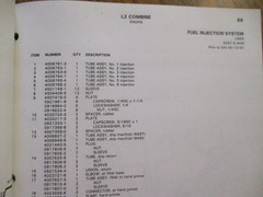Allis Chalmers Gleaner L2 Series Combine Parts Catalog Manual Book 1980 9005861