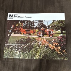 Vintage 1975 Massey Ferguson Balers Sales Brochure Catalog