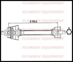 CV Driveline PTO for John Deere Rotary Cutter E12 E15 FC12E FC15E MX15 Complete