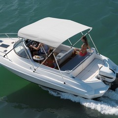 3 Bow Boat Bimini Tops, 600D Polyester Canopy with Aluminum Alloy Frame, Waterpr