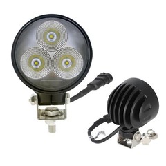 2X Round LED work lights Fits 1025R,2025R,2026R,2032R,2036R,2038R tractors