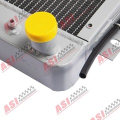 ALUMINUM RADIATOR FOR HYSTER FORKLIFT H135XL H155XL 4.3L GAS GM VORTEC ENGINE
