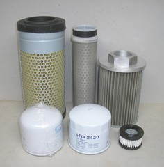 New Maintenance Filter Kit for Kubota KX040-4 Mini Excavator Name Brand