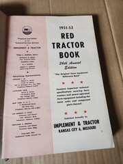 36th Annual Edition 1951-52 Red Tractor Book Implement & Tractor Publication