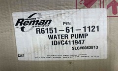 R6151-61-1121 R6151611121 Water Pump Komatsu Factory Rebuilt OEM