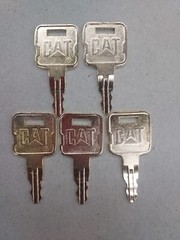 5 CAT Keys Caterpillar Heavy Equipment Ignition Keys 5P8500 NEW LOGO SHIPS FREE