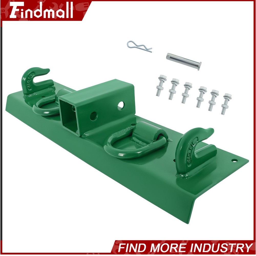 Findmall Bolt on Grab Hooks & D Rings & 2″ Receiver For John Deere 1025R
