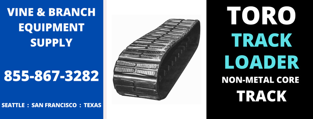 TORO PREMIUM HEAVY DUTY (NON METAL CORE) RUBBER TRACK TX1000 (6in Wide)